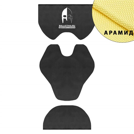 Баллистика в модуль защиты паха-шорты Триада ТКО (Арамид БП) 828А - фото 15886
