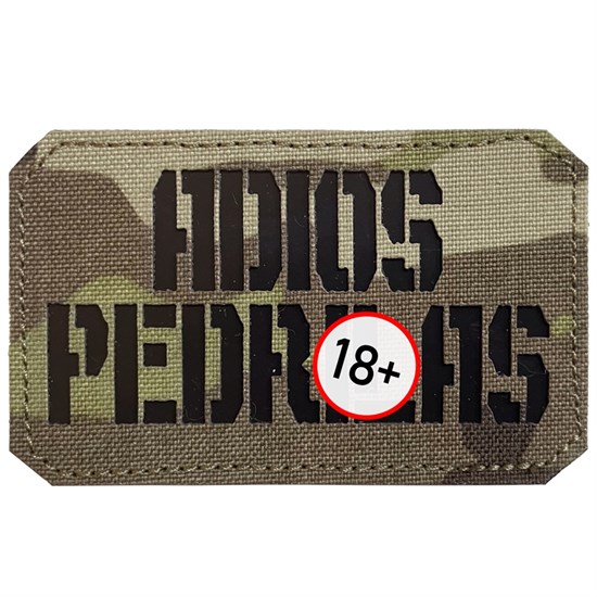 Шеврон на липучке LaserCut Adios 5x8 мультикам SHV-LC-6(1) - фото 17142