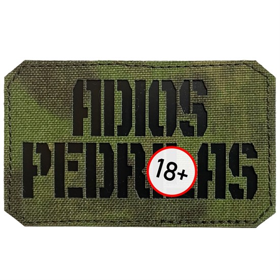 Шеврон на липучке LaserCut Adios 5x8 A-Tacs FG SHV-LC-6(2) - фото 17143