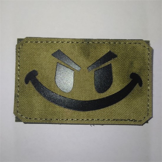 Шеврон на липучке LaserCut Смайл 5x8 A-Tacs FG SHV-LC-8(2) - фото 18143