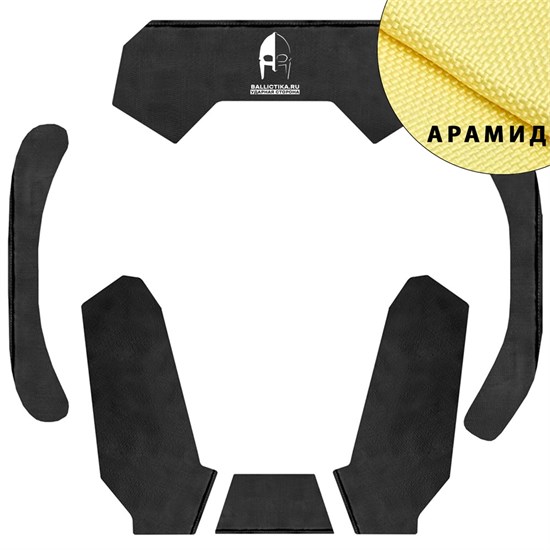 Баллистика в шейно-плечевую накладку Jabot-М R-Karbid (Арамид БП) 298А - фото 9022