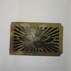 Шеврон на липучке LaserCut Флаг ВКС 5x8 мультикам SHV-LC-20(1)